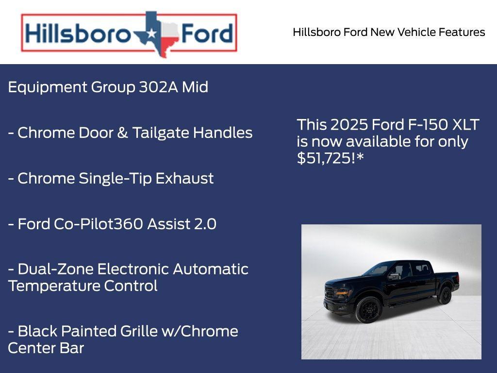 new 2025 Ford F-150 car, priced at $51,725