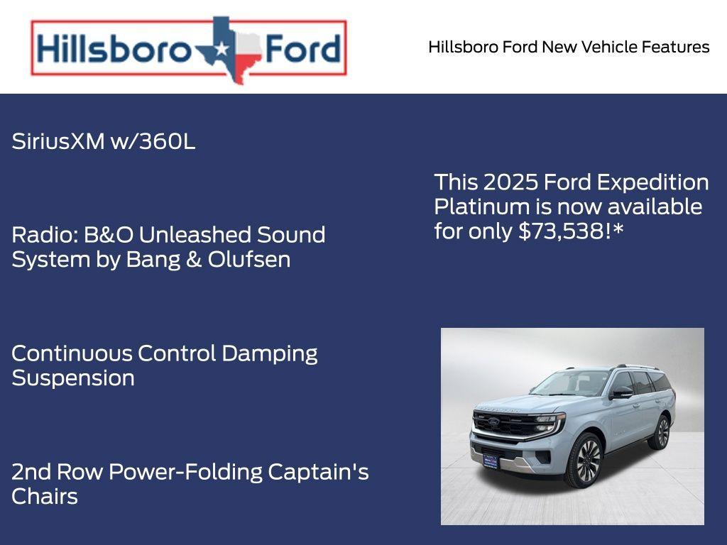 new 2025 Ford Expedition car, priced at $73,538