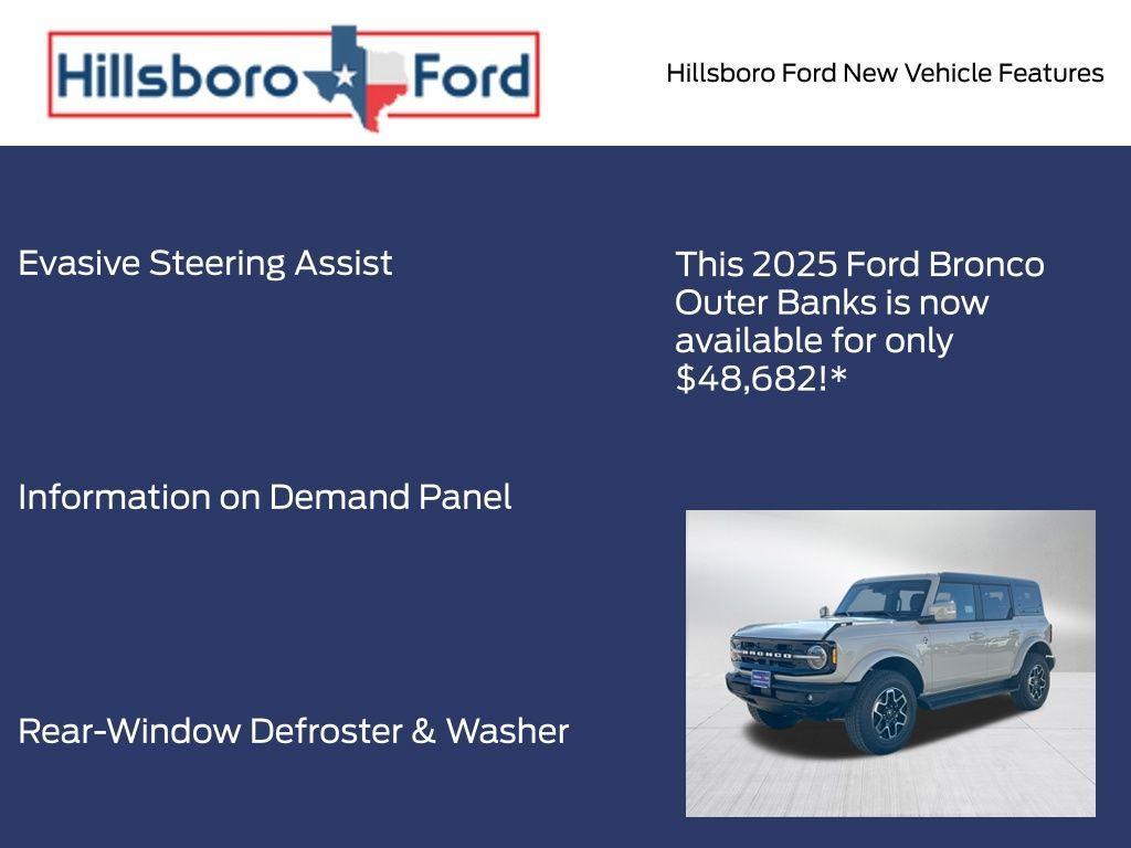 new 2025 Ford Bronco car, priced at $48,682