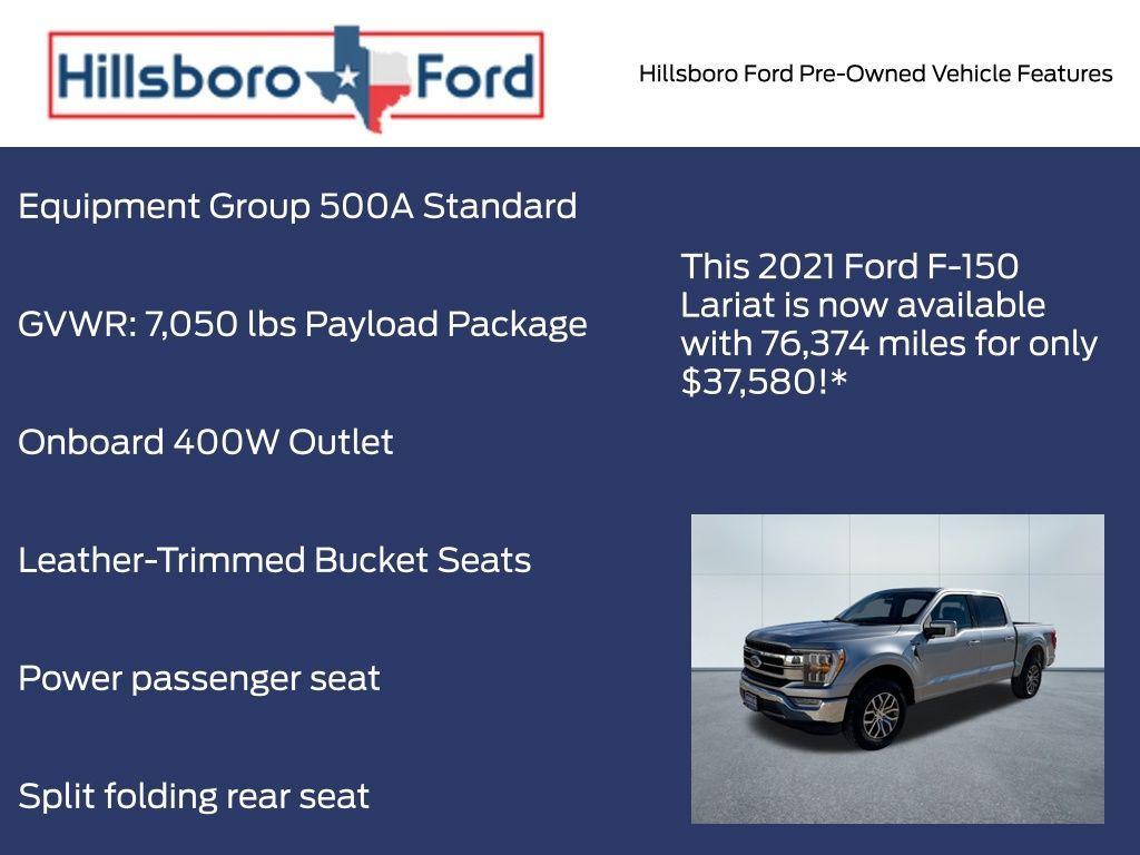 used 2021 Ford F-150 car, priced at $37,580