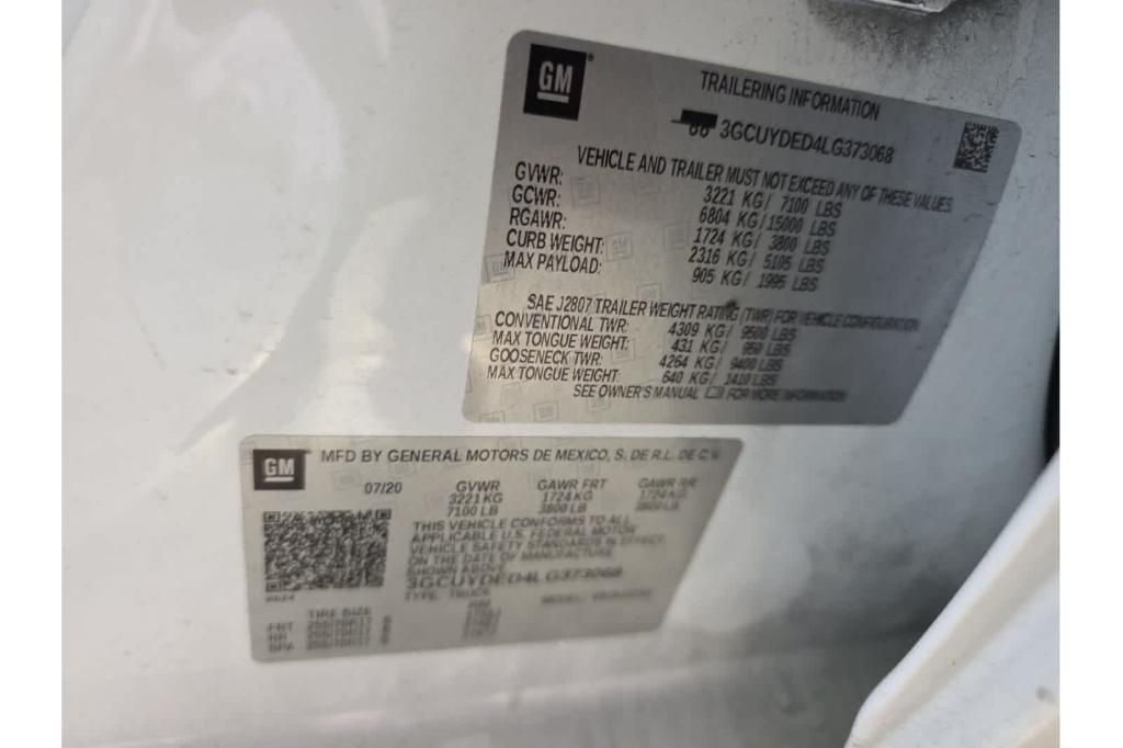 used 2020 Chevrolet Silverado 1500 car, priced at $22,130