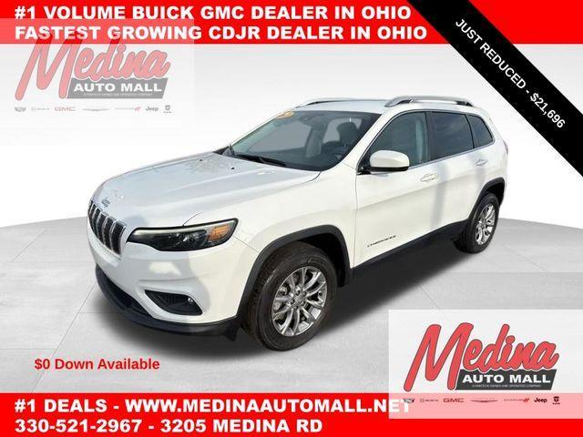 used 2021 Jeep Cherokee car, priced at $21,696