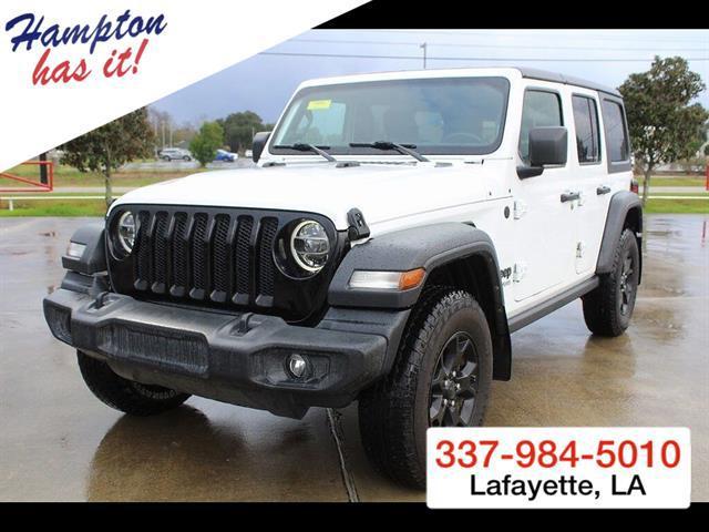 used 2020 Jeep Wrangler Unlimited car, priced at $26,550