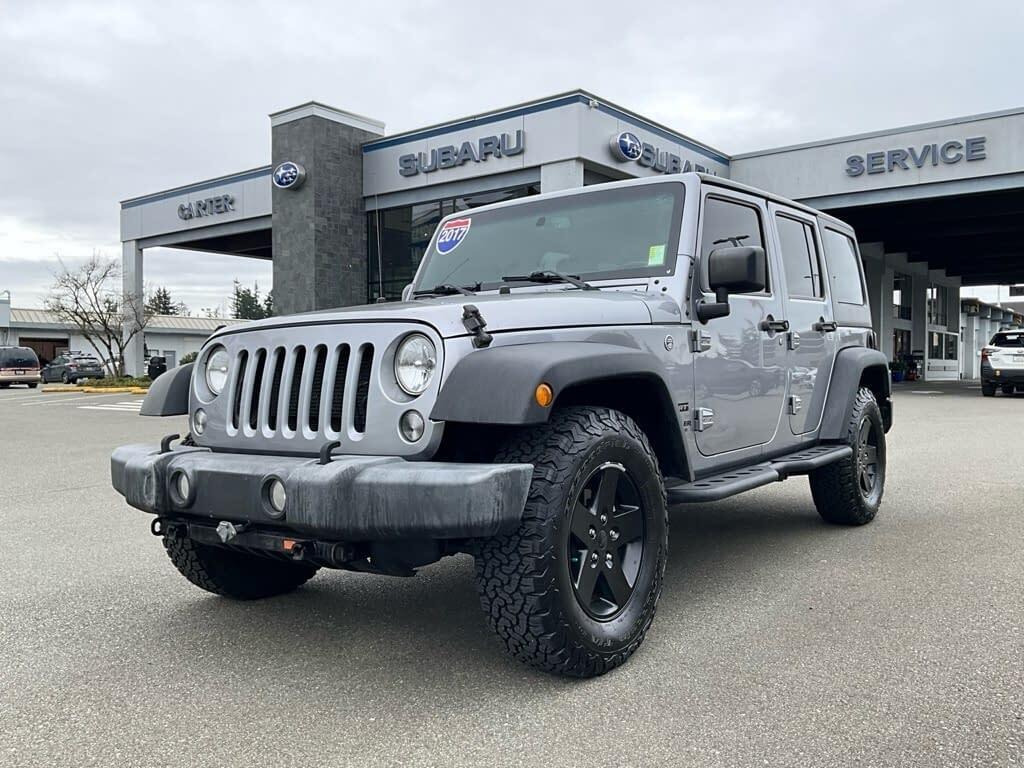 used 2017 Jeep Wrangler Unlimited car, priced at $16,580