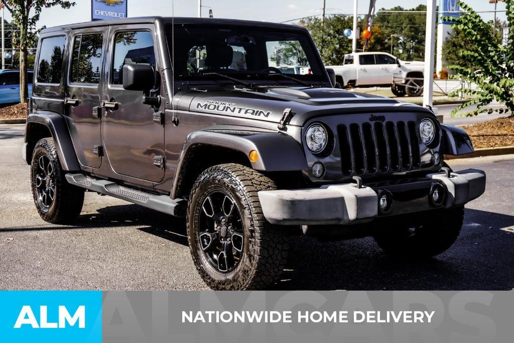 used 2017 Jeep Wrangler Unlimited car, priced at $21,920