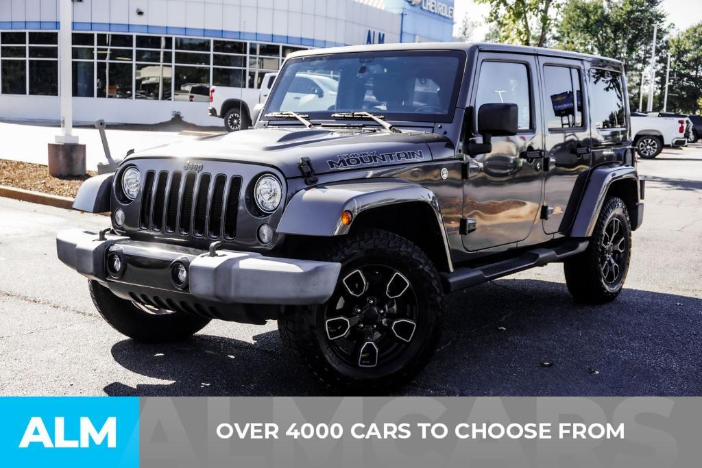 used 2017 Jeep Wrangler Unlimited car, priced at $21,920