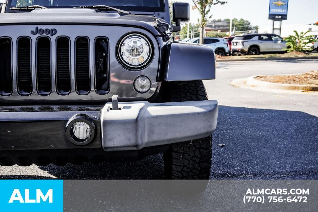 used 2017 Jeep Wrangler Unlimited car, priced at $21,920