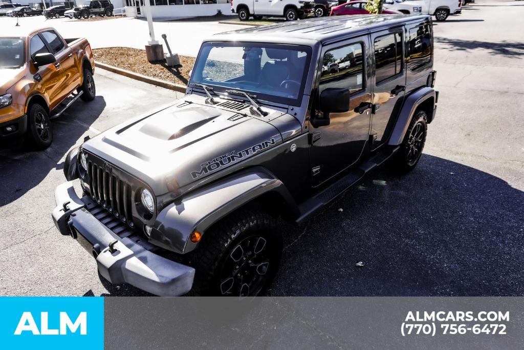 used 2017 Jeep Wrangler Unlimited car, priced at $21,920