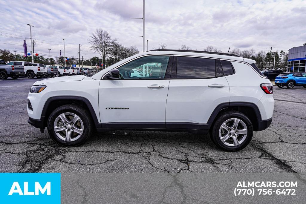 used 2023 Jeep Compass car, priced at $17,920