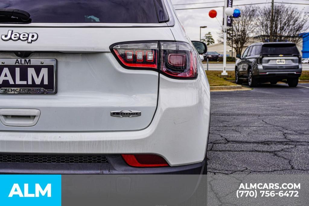 used 2023 Jeep Compass car, priced at $17,920