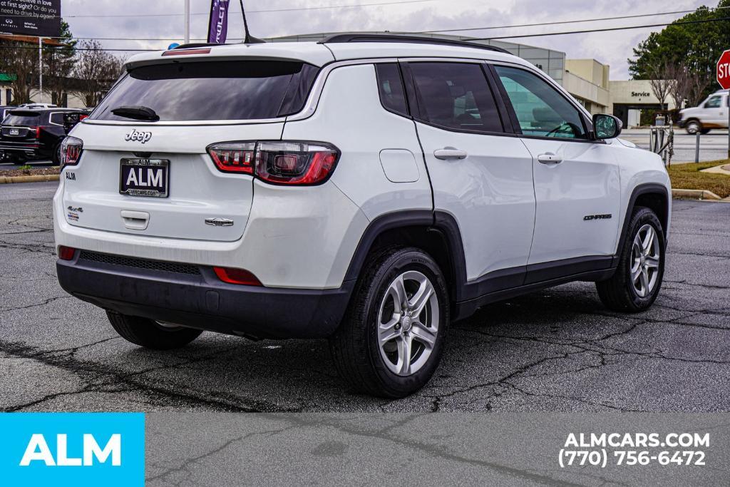 used 2023 Jeep Compass car, priced at $17,920