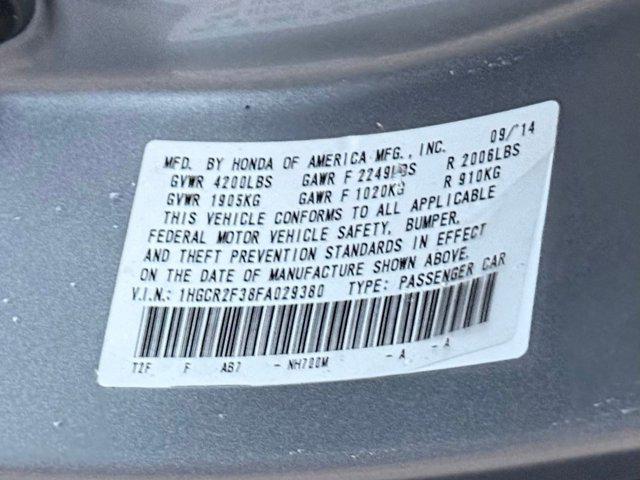 used 2015 Honda Accord car, priced at $13,498