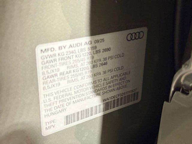 new 2025 Audi Q3 car, priced at $42,599