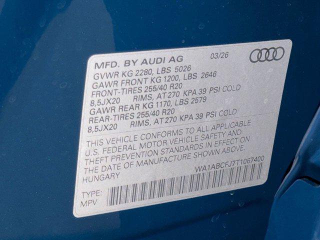 new 2026 Audi Q3 car, priced at $50,503