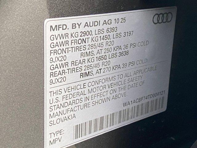 new 2026 Audi Q7 car, priced at $65,579