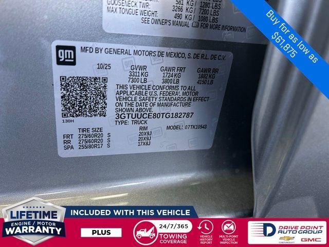 new 2026 GMC Sierra 1500 car, priced at $61,875