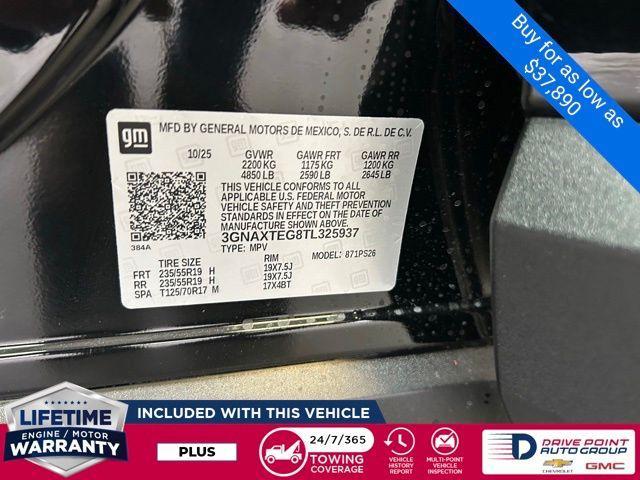 new 2026 Chevrolet Equinox car, priced at $37,890