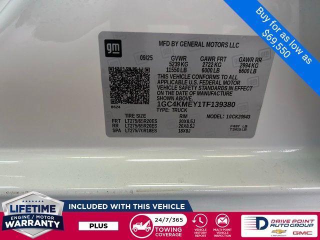 new 2026 Chevrolet Silverado 2500 car, priced at $69,550