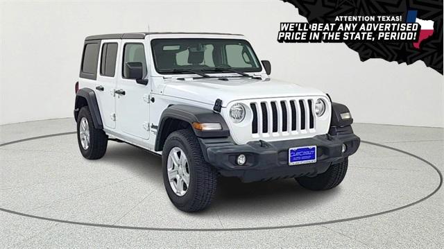 used 2021 Jeep Wrangler Unlimited car, priced at $16,888