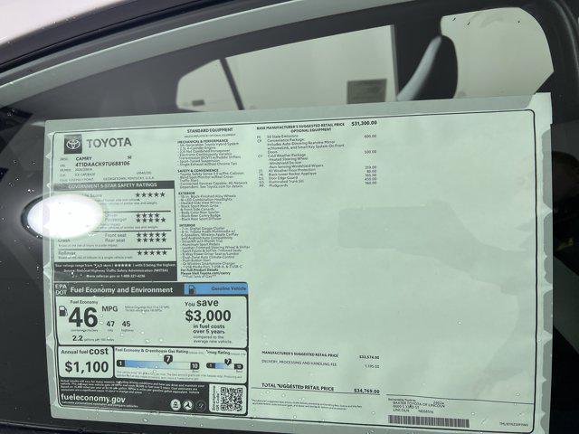 new 2026 Toyota Camry car, priced at $32,512