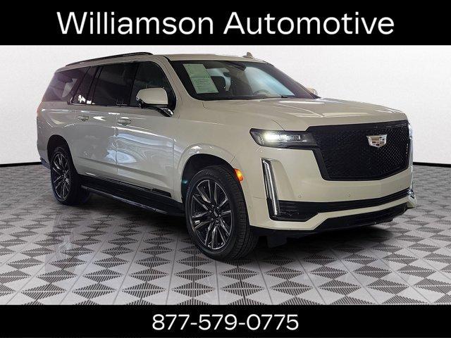 used 2023 Cadillac Escalade ESV car, priced at $75,695
