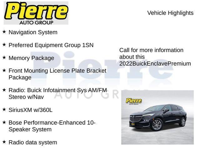 used 2022 Buick Enclave car, priced at $26,986