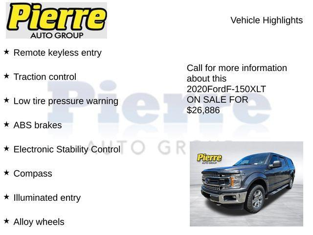 used 2020 Ford F-150 car, priced at $27,086