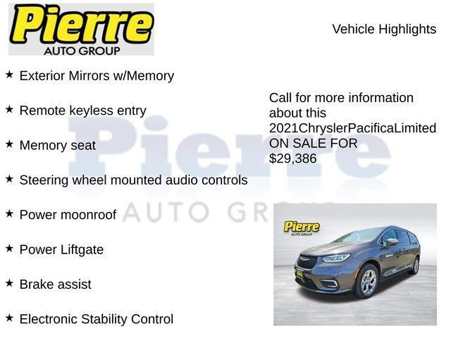 used 2021 Chrysler Pacifica car, priced at $29,586