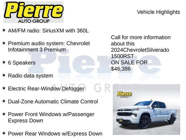 used 2024 Chevrolet Silverado 1500 car, priced at $46,586