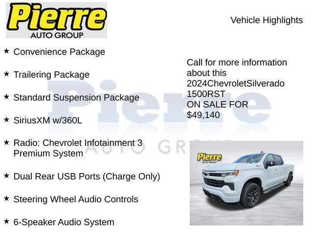 used 2024 Chevrolet Silverado 1500 car, priced at $49,340