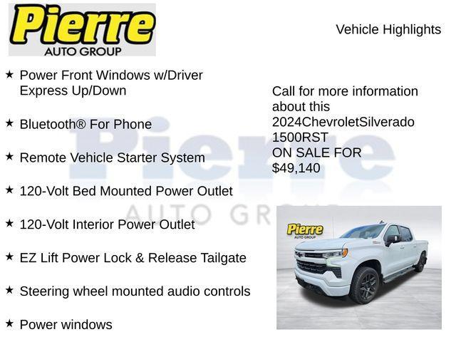 used 2024 Chevrolet Silverado 1500 car, priced at $49,340