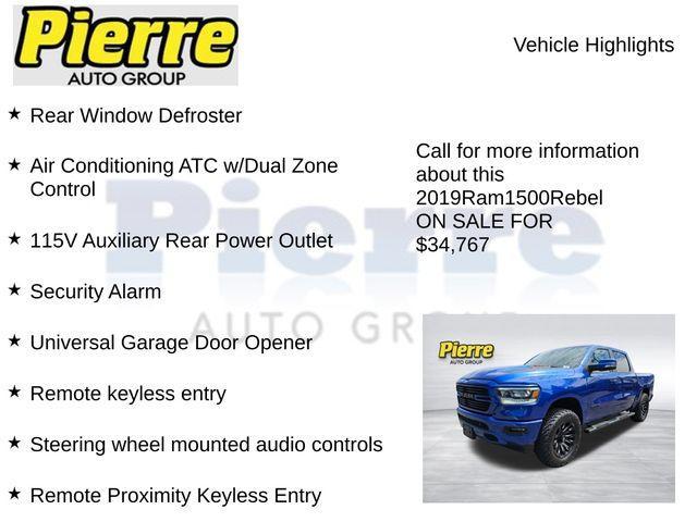 used 2019 Ram 1500 car, priced at $34,967