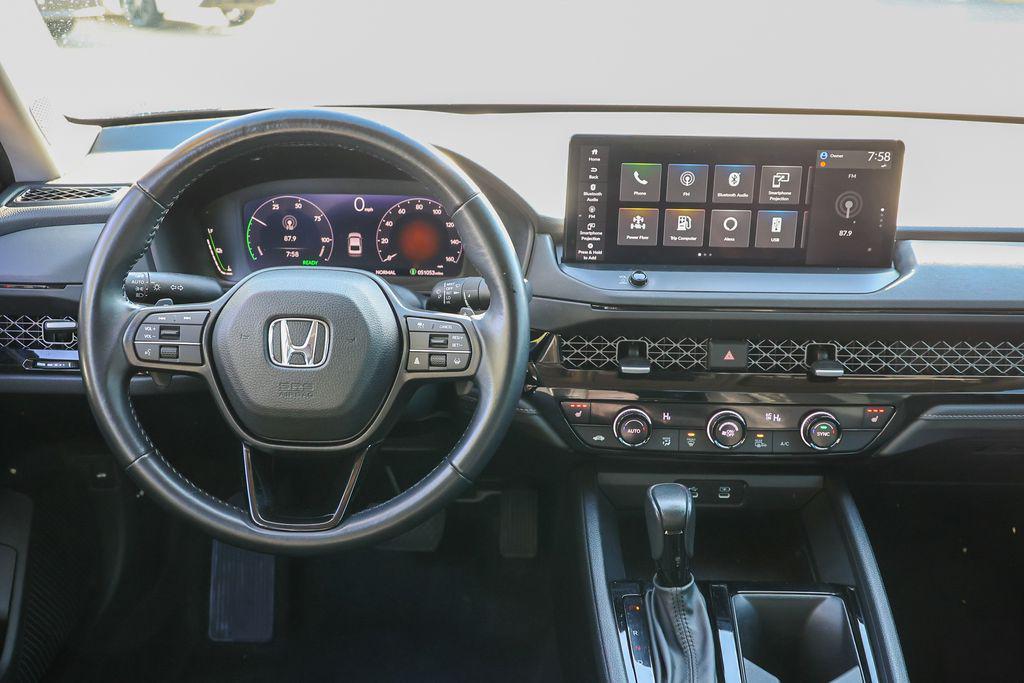 used 2023 Honda Accord Hybrid car, priced at $24,999