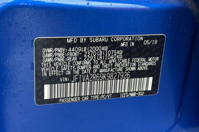 used 2019 Subaru WRX STI car, priced at $22,008