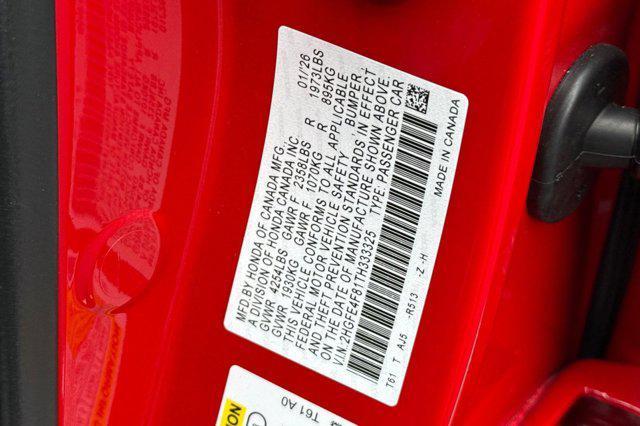 new 2026 Honda Civic Hybrid car, priced at $33,590