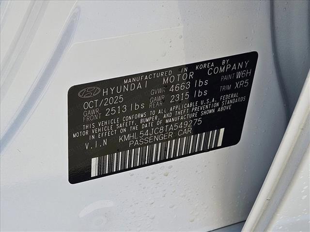 new 2026 Hyundai Sonata car, priced at $36,921