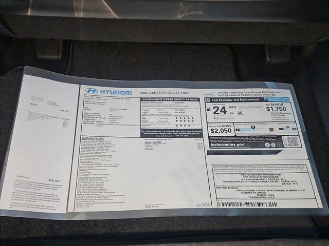 new 2026 Hyundai Santa Fe car, priced at $36,239