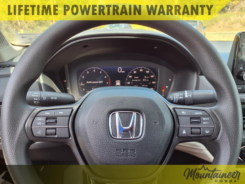 new 2025 Honda Accord car, priced at $30,850