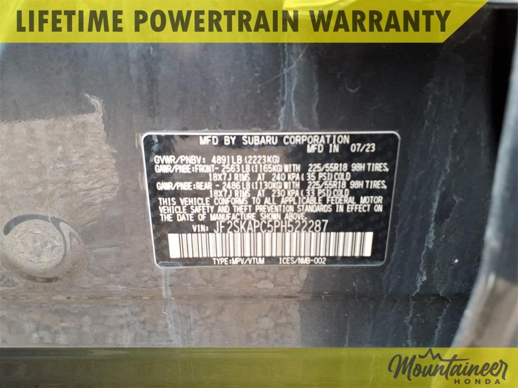 used 2023 Subaru Forester car, priced at $27,500