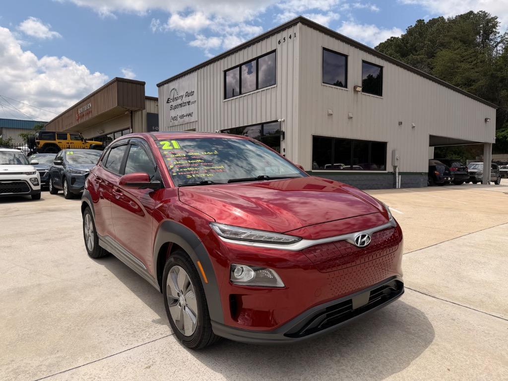 used 2021 Hyundai Kona EV car, priced at $12,550