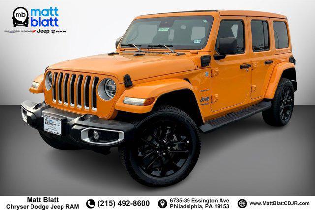 used 2021 Jeep Wrangler Unlimited 4xe car, priced at $29,999