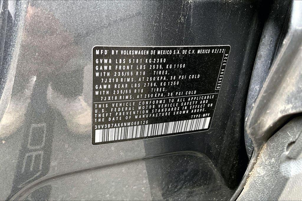 used 2022 Volkswagen Tiguan car, priced at $16,995