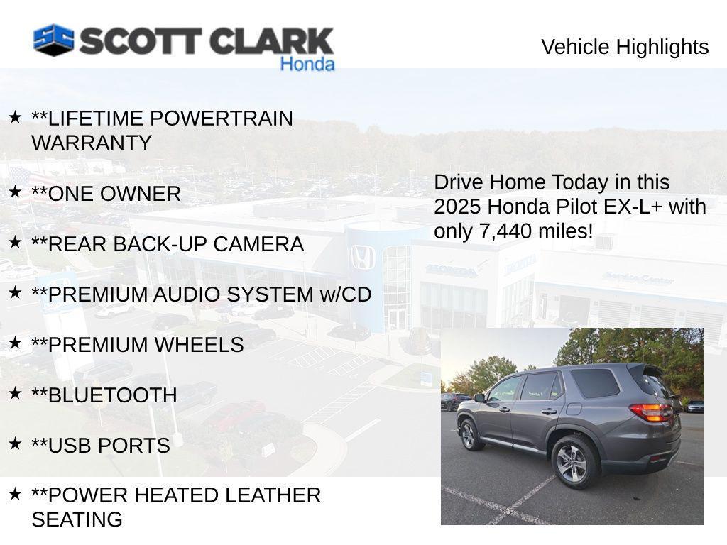 used 2025 Honda Pilot car, priced at $40,388