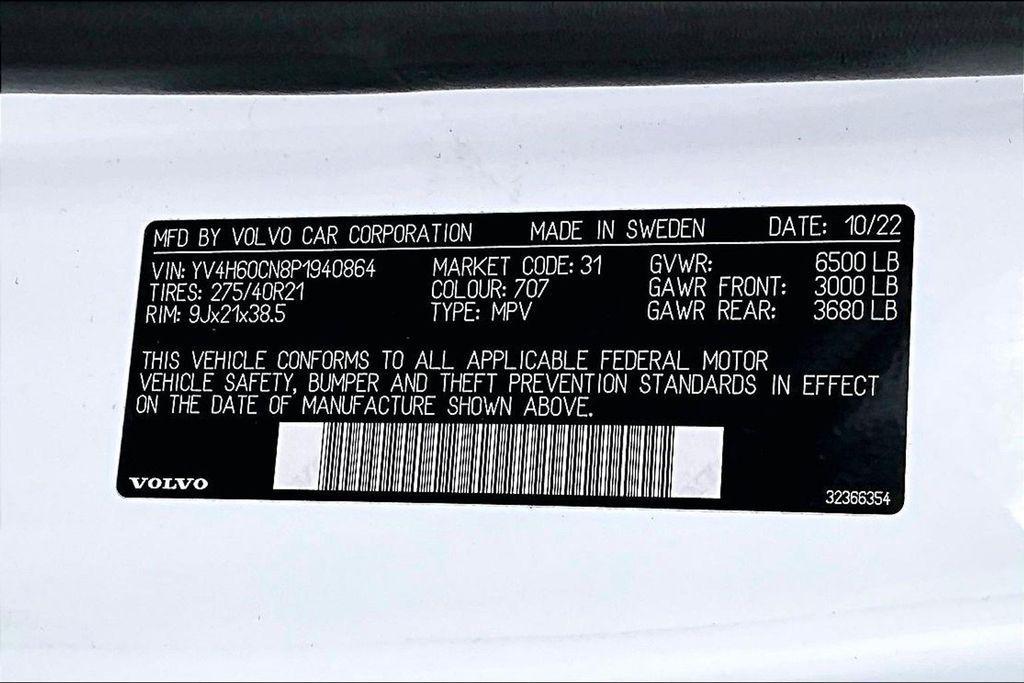 used 2023 Volvo XC90 Recharge Plug-In Hybrid car, priced at $45,888