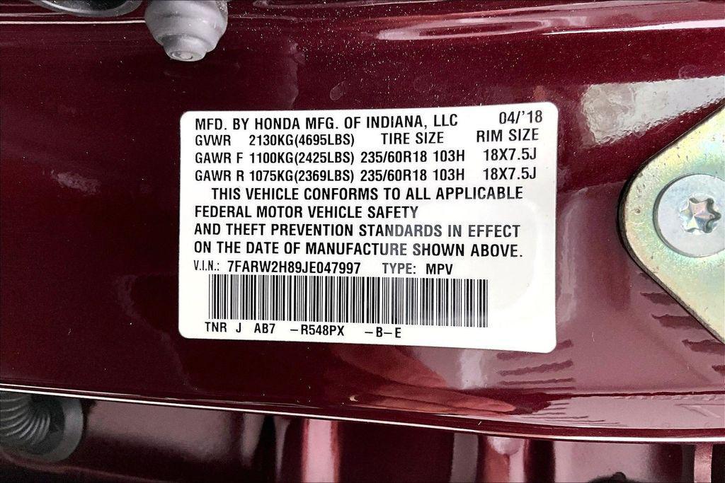 used 2018 Honda CR-V car, priced at $17,269