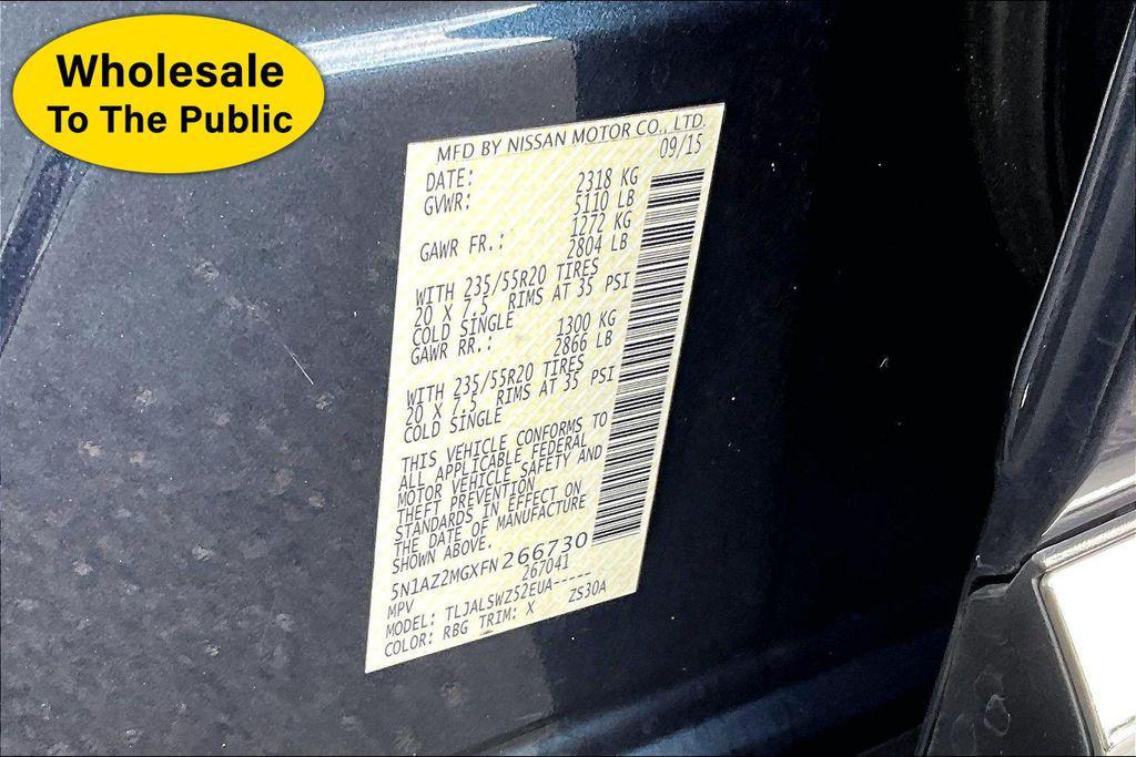 used 2015 Nissan Murano car, priced at $11,660