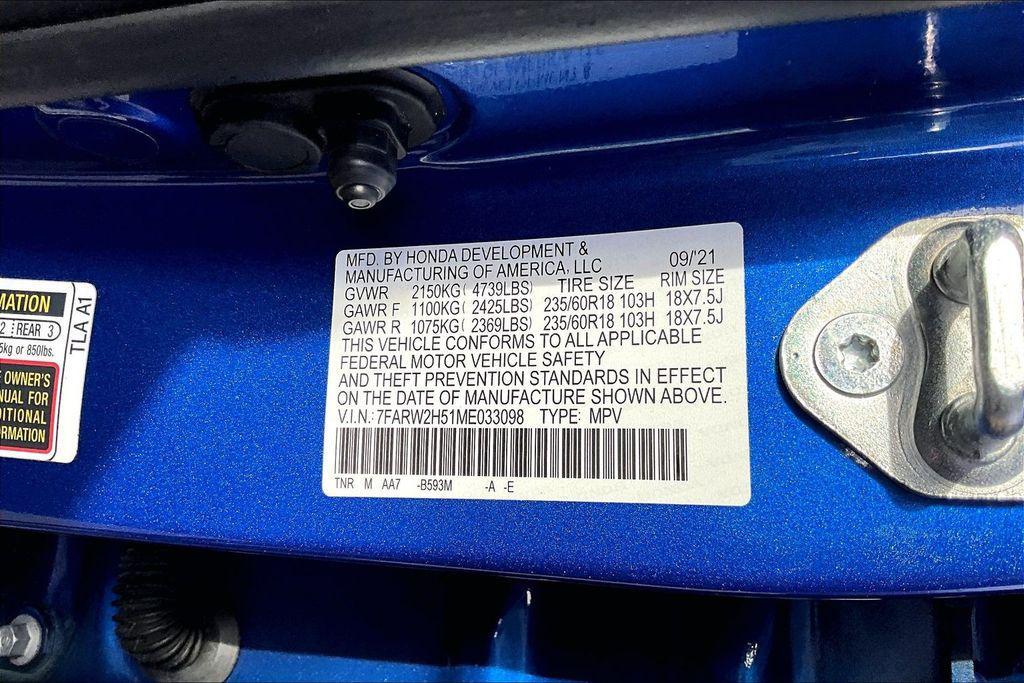 used 2021 Honda CR-V car, priced at $18,756