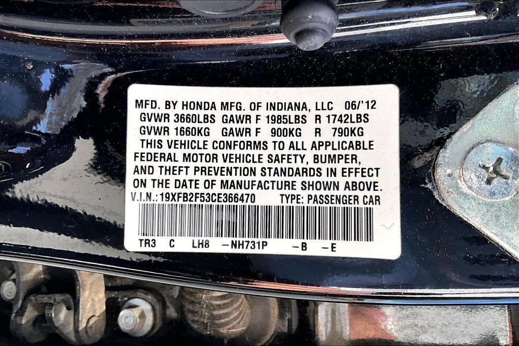 used 2012 Honda Civic car, priced at $11,549