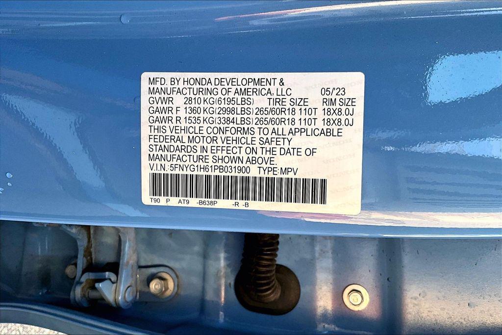 used 2023 Honda Pilot car, priced at $40,222