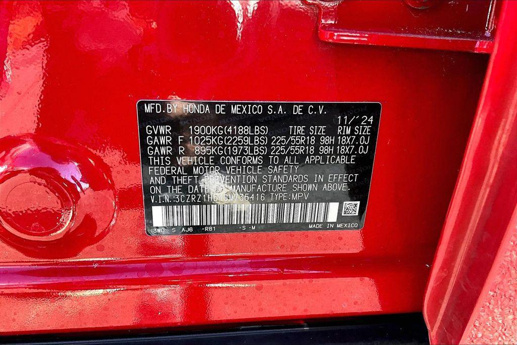 used 2025 Honda HR-V car, priced at $25,309